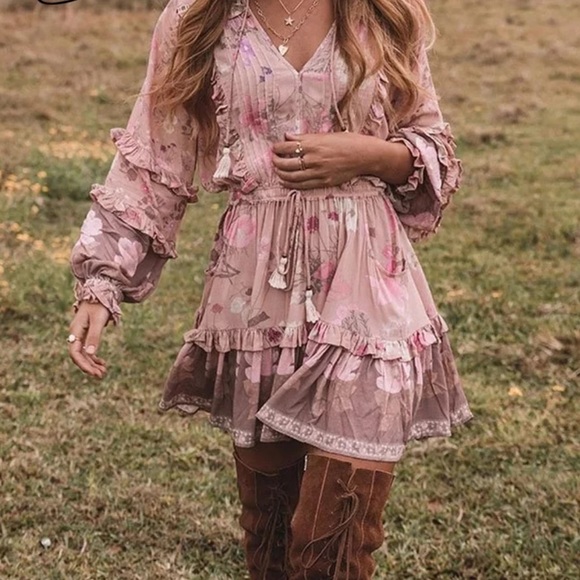 Kiki Boho Gypsy Dress - Picture 2 of 6